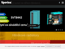 Tablet Screenshot of lipovica.cz